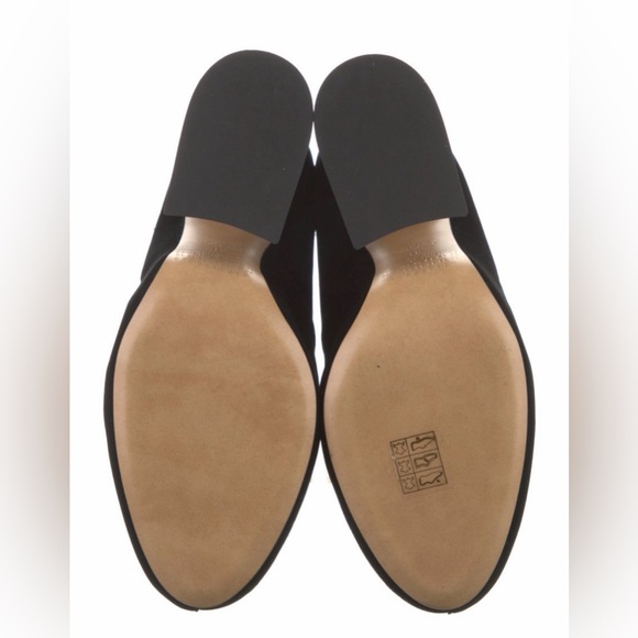 Maison Martin Margiela Black Velvet Mary Jane Peep-Toe Heels Size 41 - Picture 3 of 4